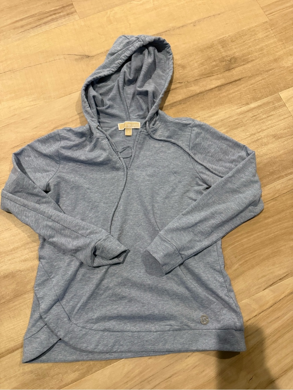 MICHAEL Michael Kors Light Blue Hooded Pullover
